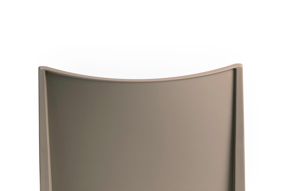 Plastová židle MOSK — nosnost 150 kg, taupe - náhled 3