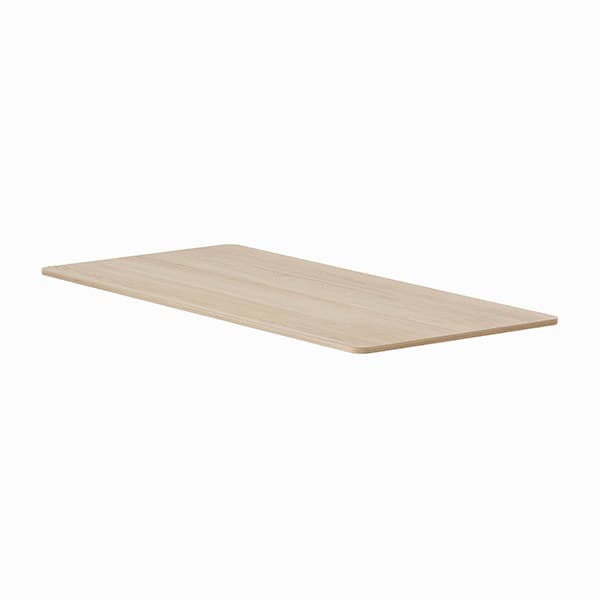 Deska stolu ERGODESK — 160x75x1,8 cm, laminovaná dřevotříska, více barev dub rustikal - náhled 5