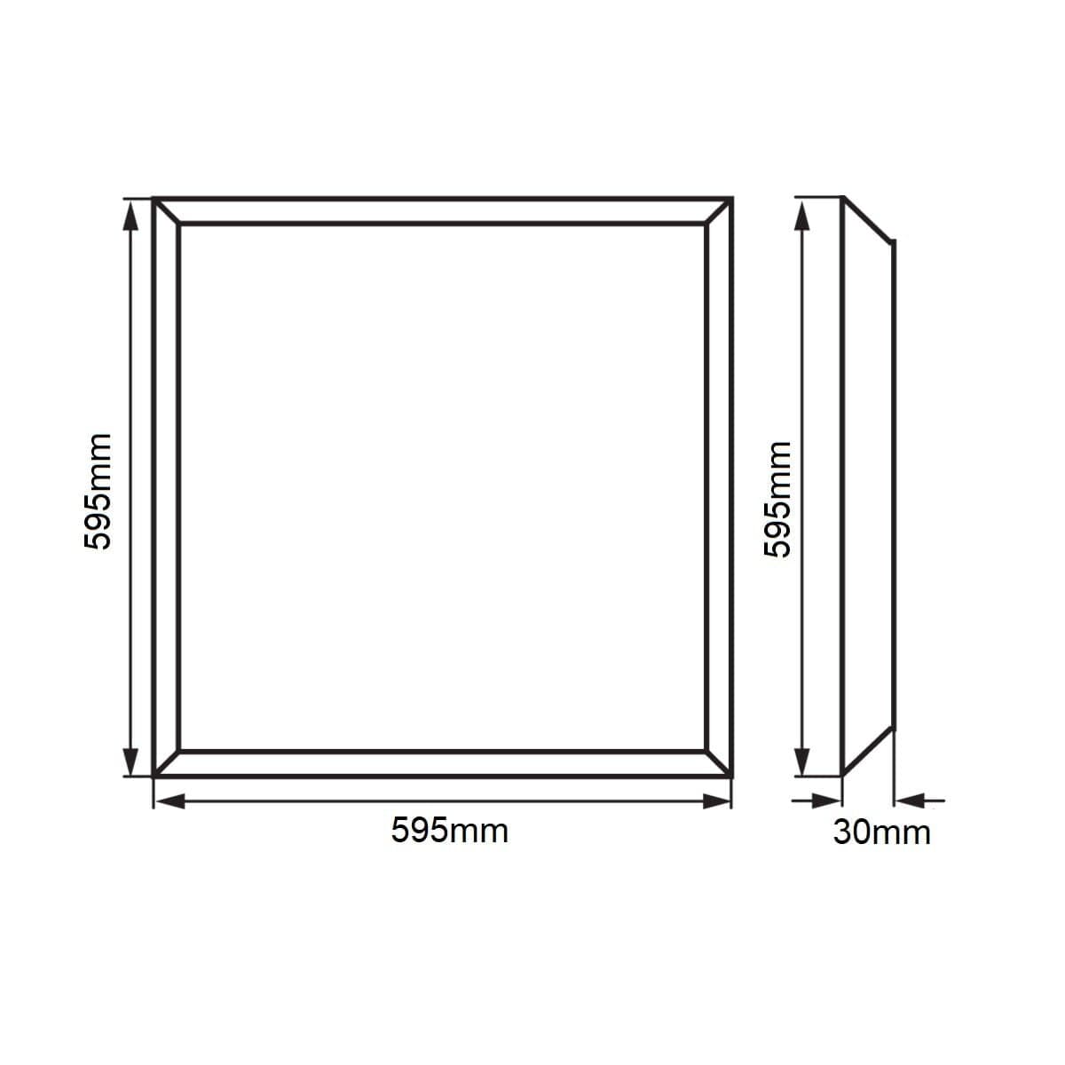 LED panel UGRB6060 UGR<19 40W 60x60cm - Denní bílá - náhled 5