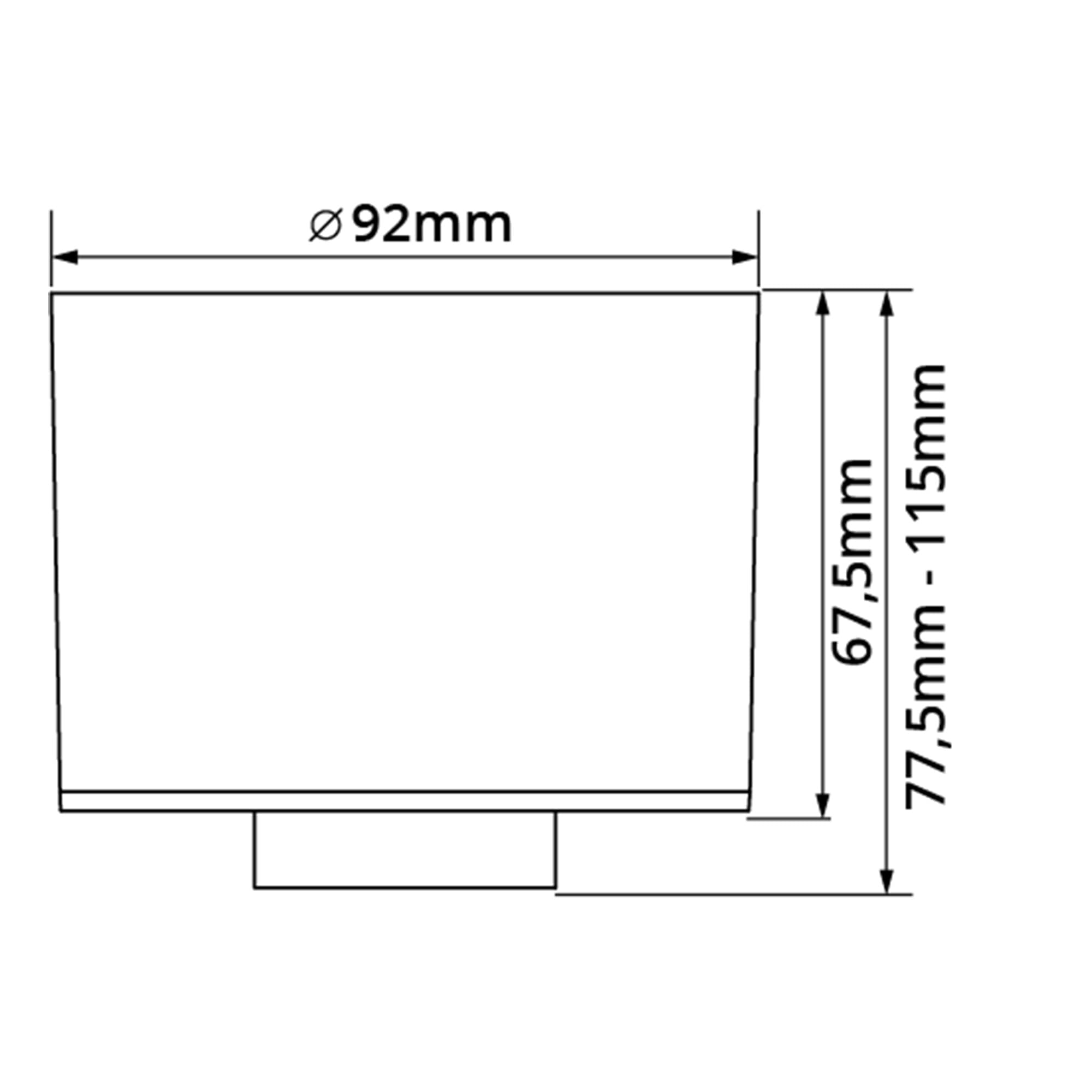 CCT LED bodové svítidlo ALIMO 6W černé - náhled 4