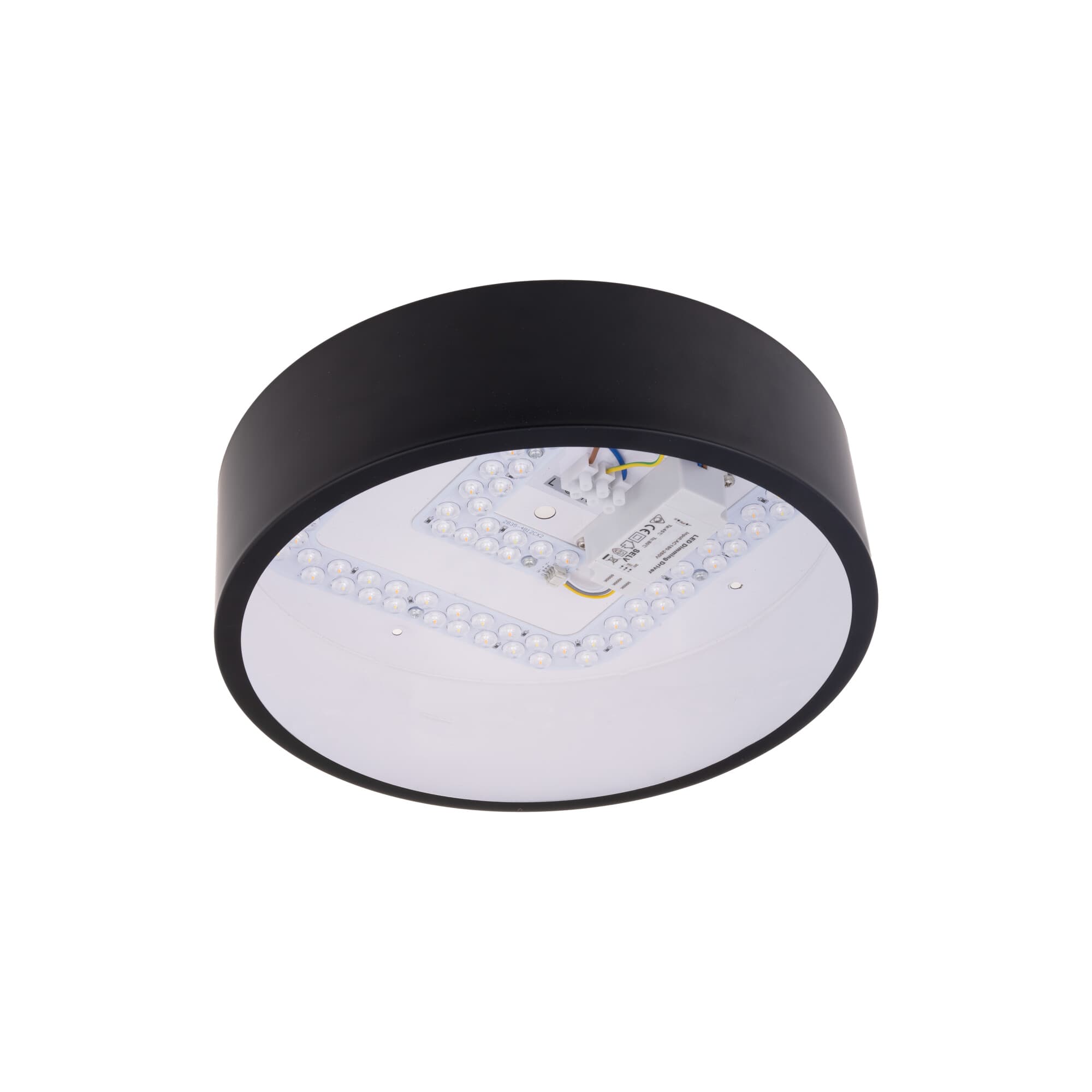 LED svítidlo RENDO 36W CCT kulaté černé stropní - náhled 2