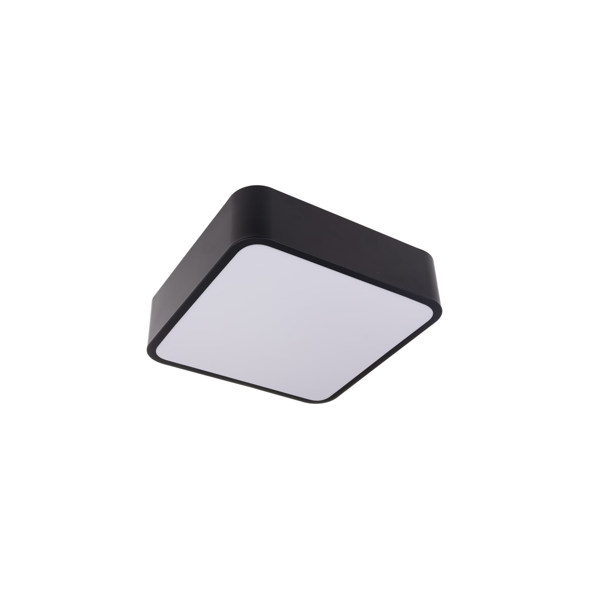 LED svítidlo RENDO 24W CCT hranaté černé stropní
