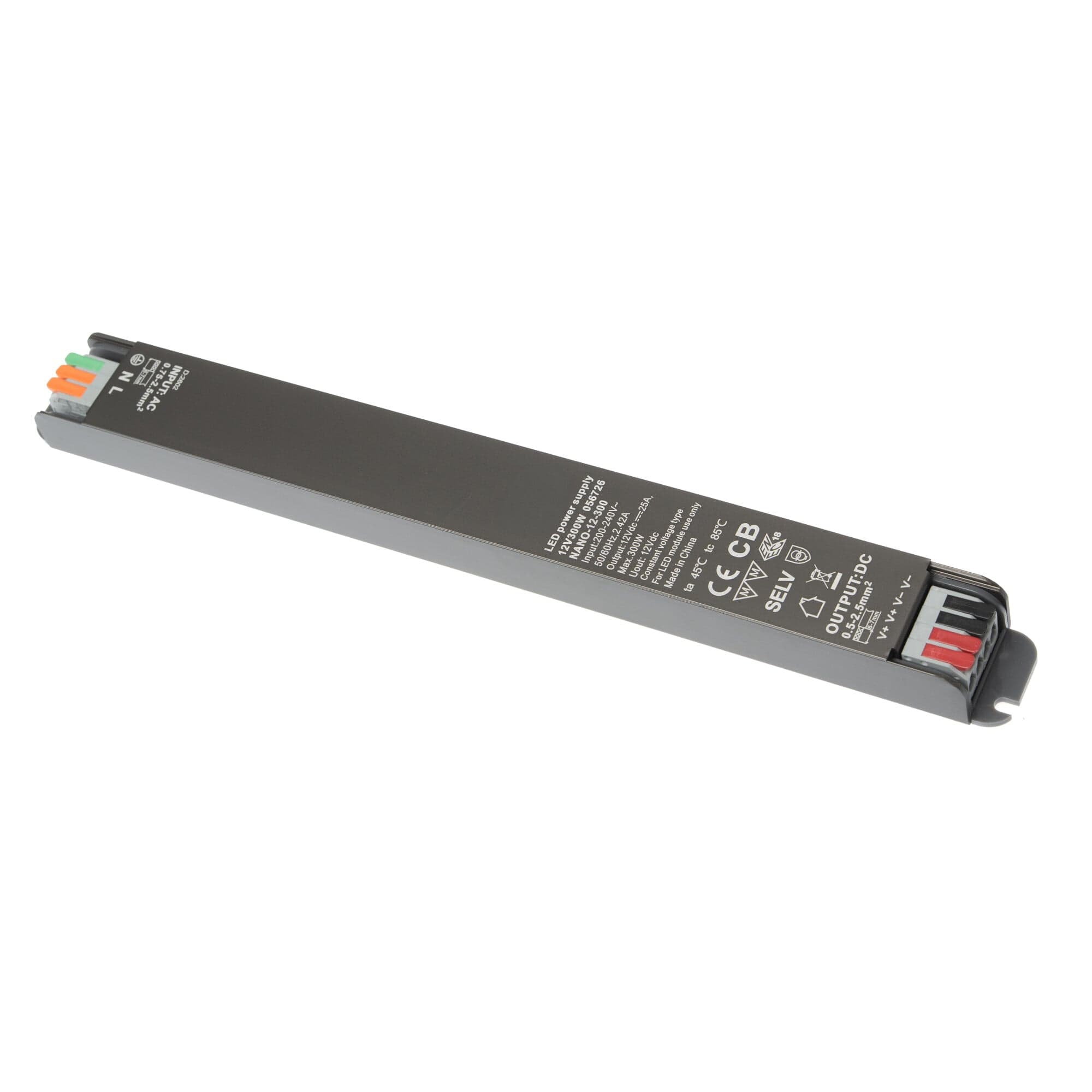 LED zdroj 12V 300W zdroj NANO-12-300
