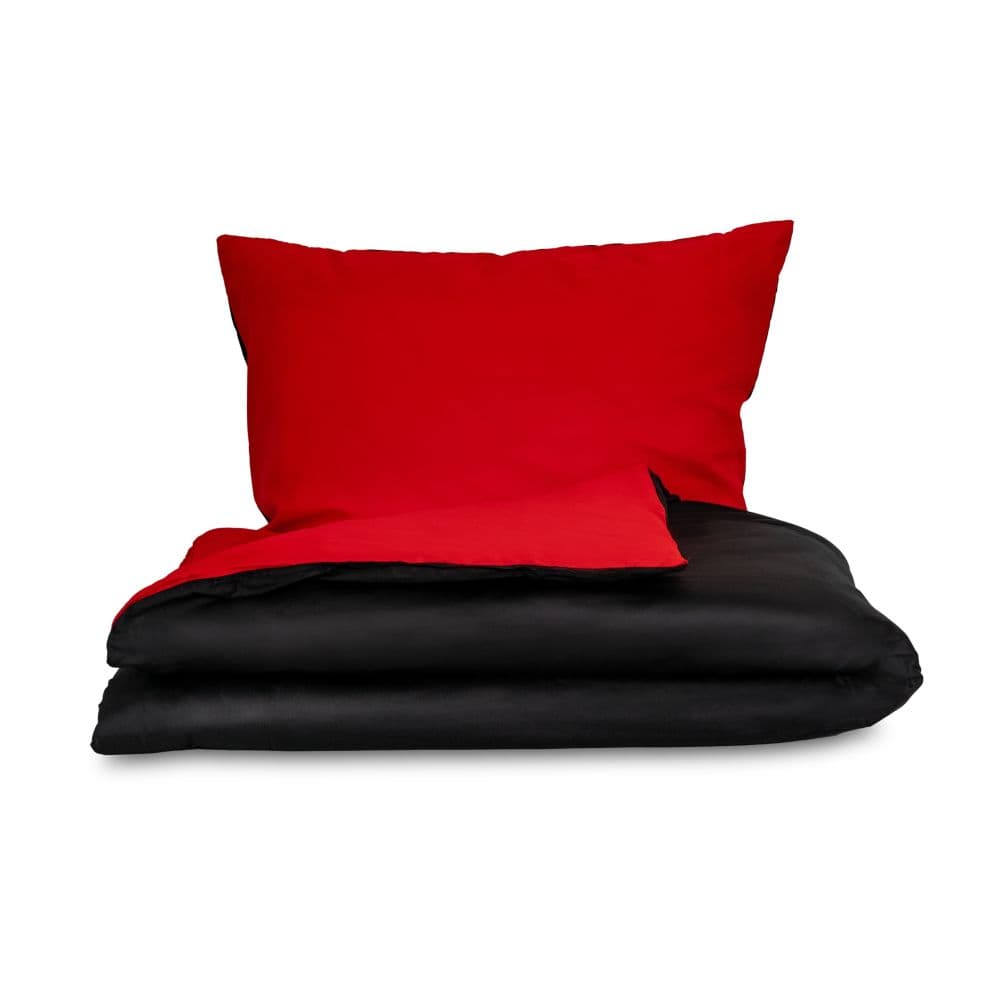 Kvalitex Saténové povlečení LUXURY COLLECTION červené / černé