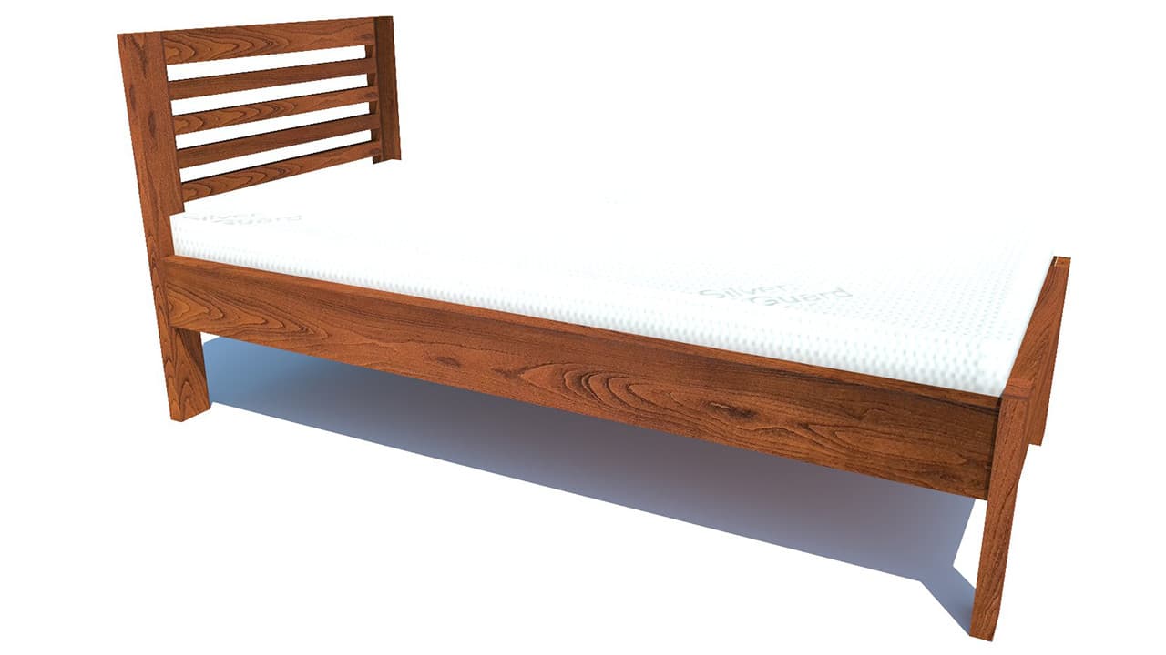 Postelia GABRIEL Buk 80x200 - náhled 2