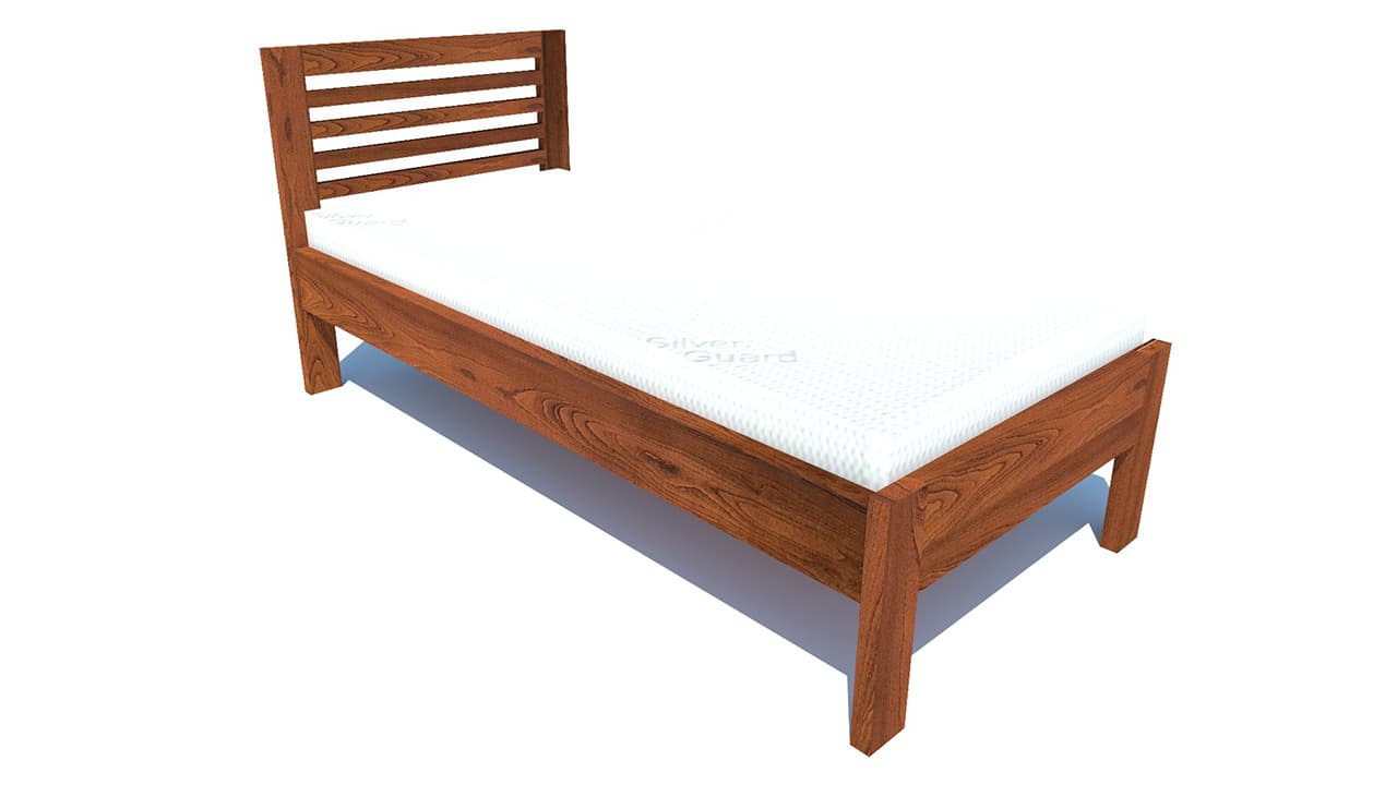 Postelia GABRIEL Buk 80x200 - náhled 3