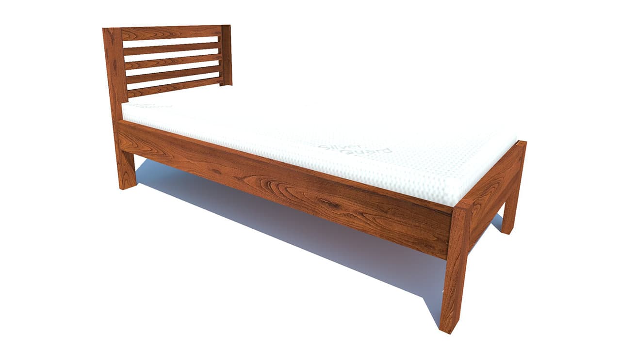 Postelia GABRIEL Buk 80x200 - náhled 4