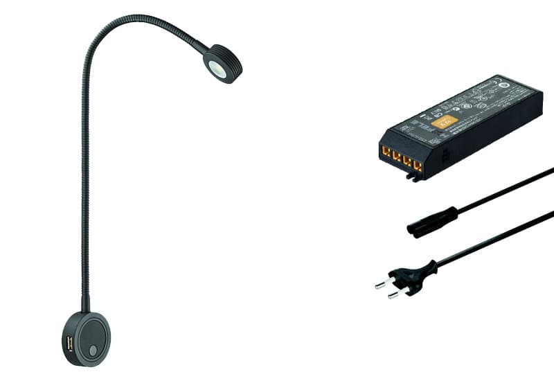 HÄFELE LOOX LED 2034 USB, černá - náhled 3