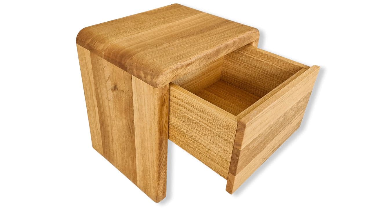 Dřevěný noční stolek z masivu BELAGO - náhled 2
