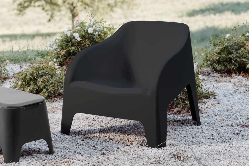PETRA ARMCHAIR plastové křeslo - grafit - náhled 3