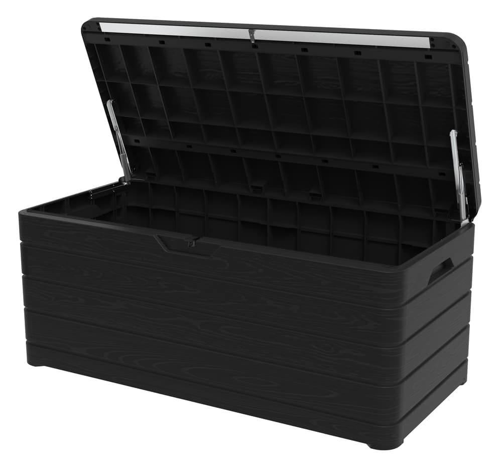 DOLOMITI 640 L zahradní plastový úložný box - grafit - náhled 2