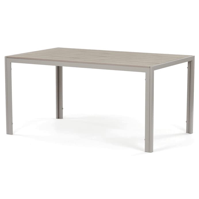 Zahradní stůl METRAXO — 150x90 cm, kov, polywood, béžová, Autronic - náhled 2