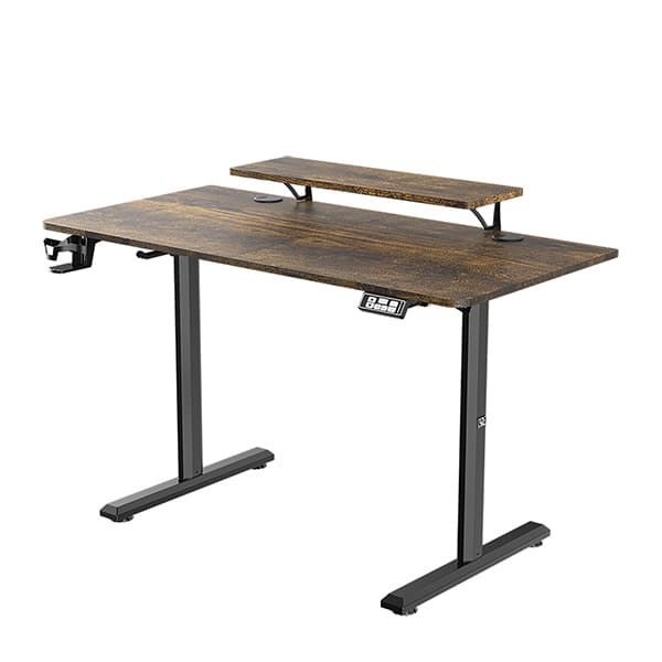 Elektricky výškově nastavitelný stůl HIGHLANDER - 120 cm, hnědá - náhled 5