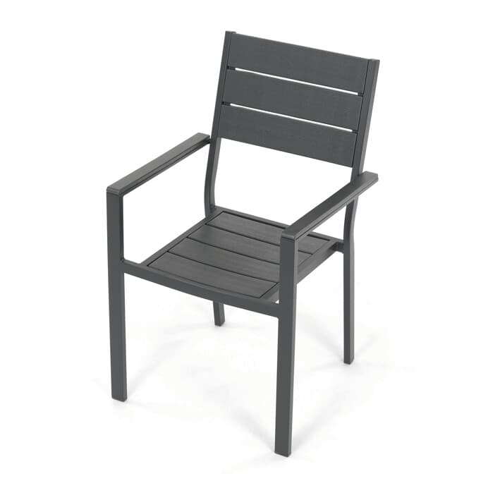 Zahradní sestava VERANDA – polywood, šedá, Autronic - náhled 2