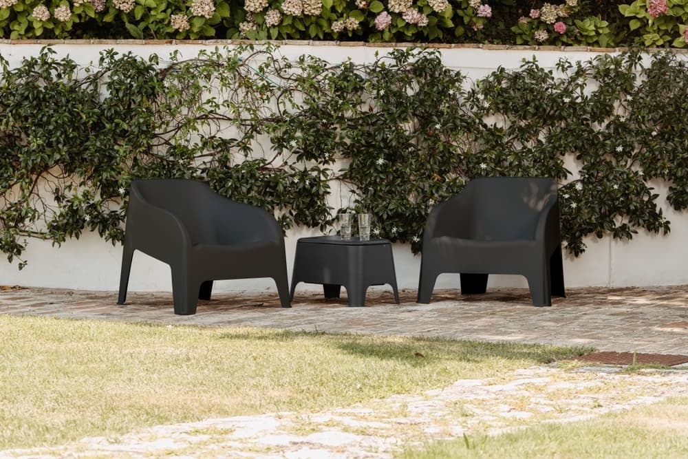 PETRA ARMCHAIR plastové křeslo - grafit - náhled 4