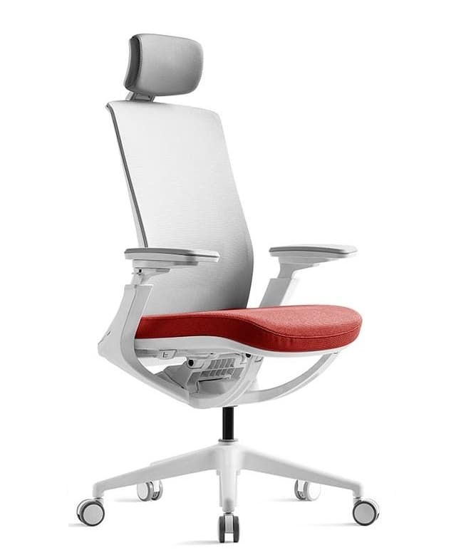 Kancelářská ergonomická židle ROLY WHITE - síťovina, více barev Antracit - náhled 5