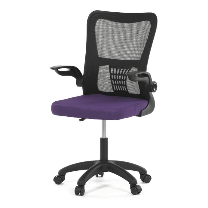 Dětská židle NINA – fialová síťovina, houpací mechanismus Autronic