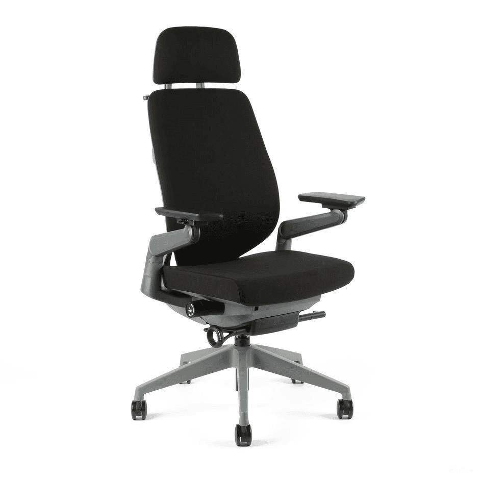 Kancelářská ergonomická židle KARME — více barev, s podhlavníkem a područkami
