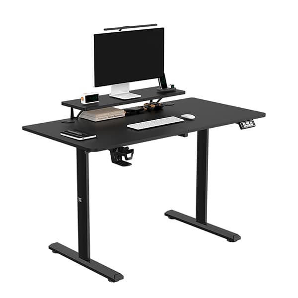 Elektricky výškově nastavitelný stůl HIGHLANDER - 120 cm, černá - náhled 2