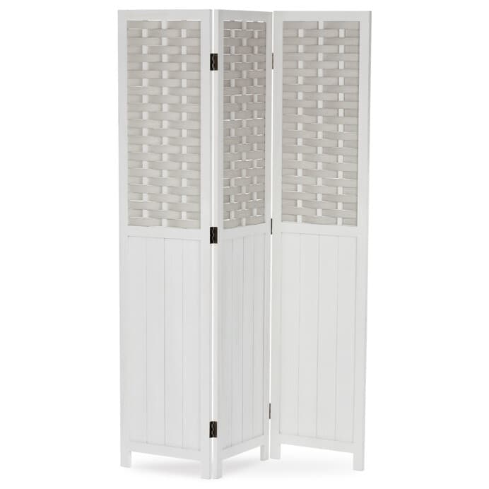 Elegantní bílý paraván LIVARO z masivu pro moderní interiéry Autronic - náhled 5