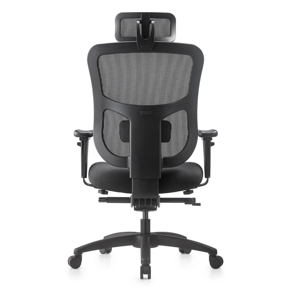 Kancelářská ergonomická židle NATUS Q24 – síťovaná, nosnost 180 kg, záruka 3 roky, více barev modrá - náhled 4