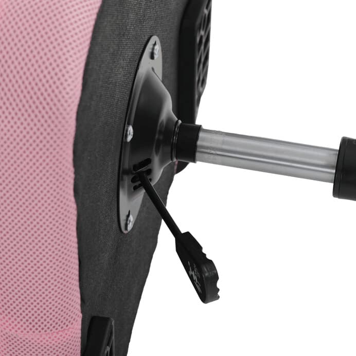 Dětská židle NINA – růžová síťovina, houpací mechanismus Autronic - náhled 5