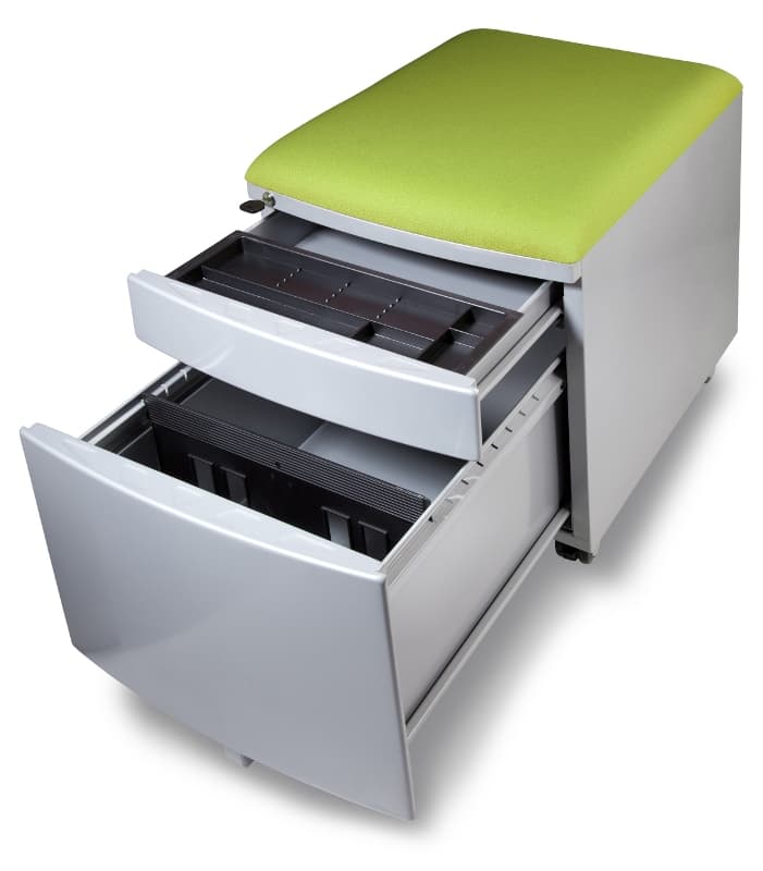 Pojízdný kontejner Mayer 32P8 30 463 — stříbrný, zelený aquaclean Mayer - náhled 4