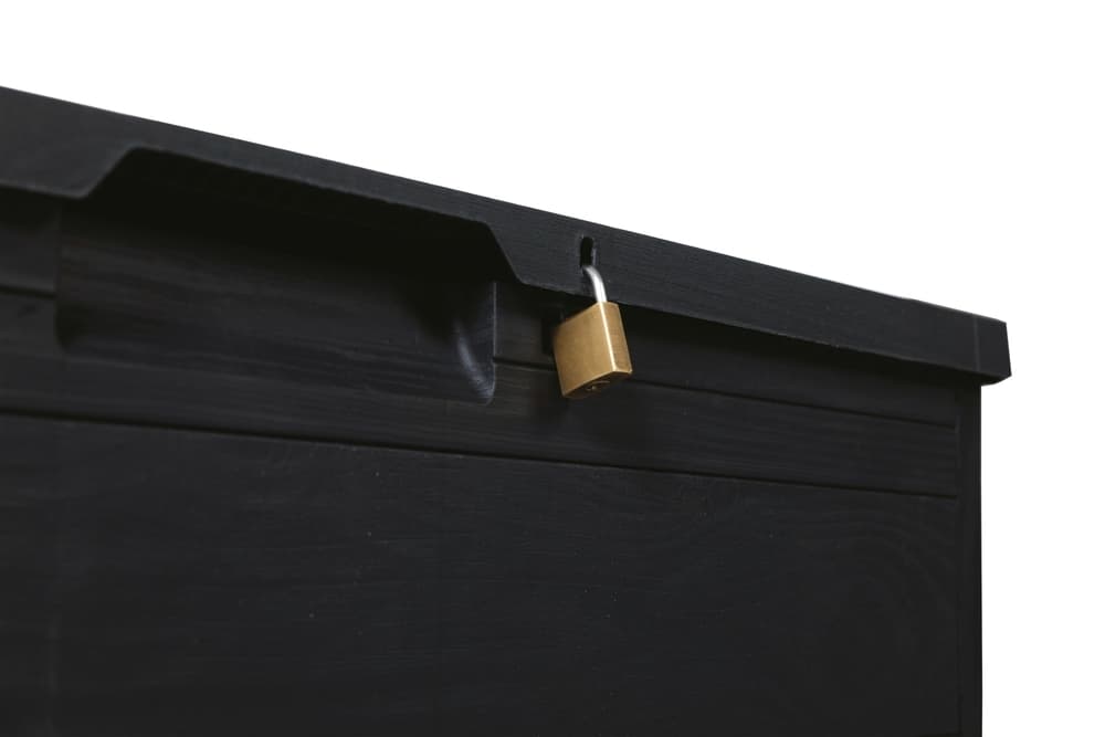 WOODYS zahradní plastový úložný box 160 L - grafit - náhled 4