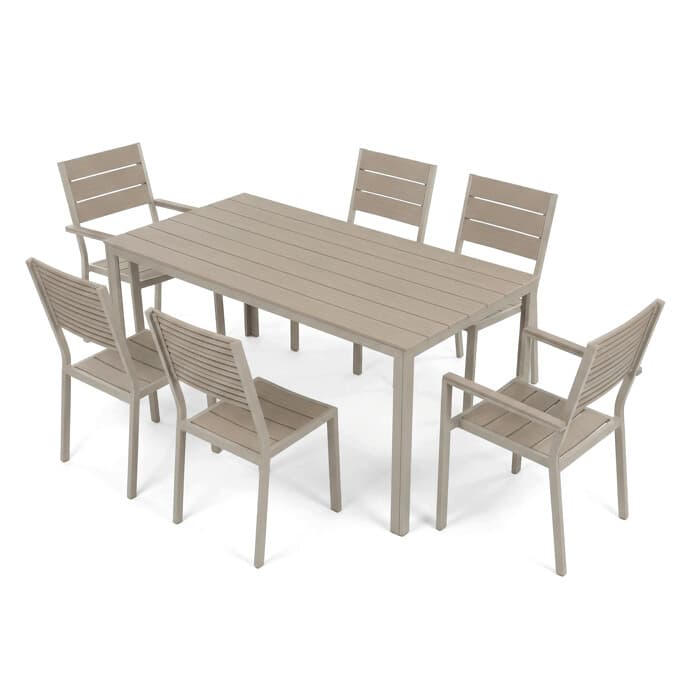 Zahradní sestava VERANDA – polywood, béžová, Autronic - náhled 2