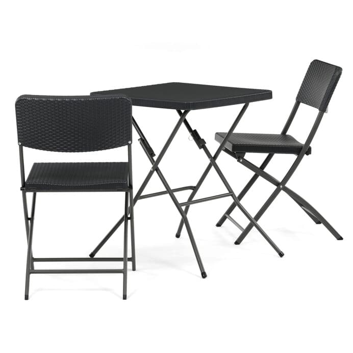 Zahradní set KRAFT 1+2 – šedý plast a kov, Autronic - náhled 5