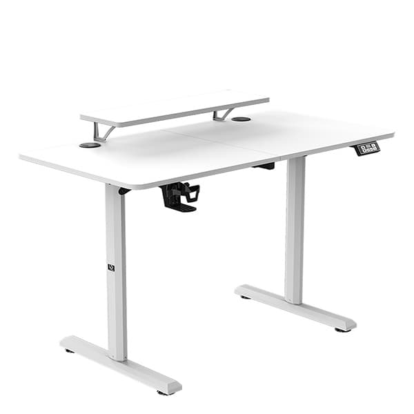 Elektricky výškově nastavitelný stůl HIGHLANDER - 120 cm, bílá - náhled 5