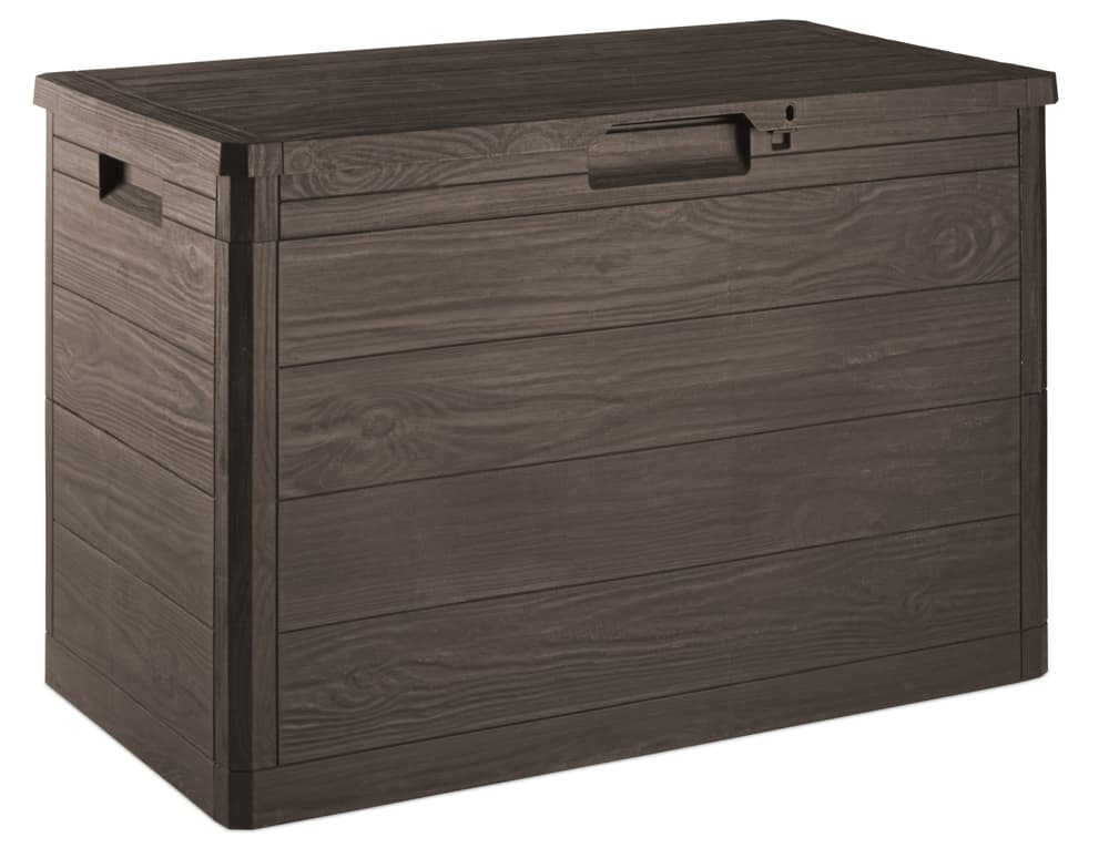 WOODYS zahradní plastový úložný box 160 L - hnědá - náhled 4