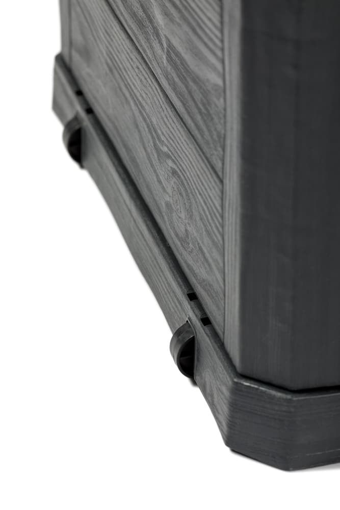 WOODYS zahradní plastový úložný box 280 L - grafit - náhled 3