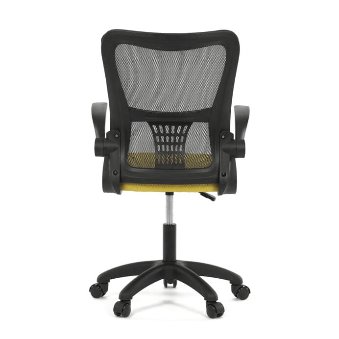 Dětská židle NINA – žlutá síťovina, houpací mechanismus Autronic - náhled 2