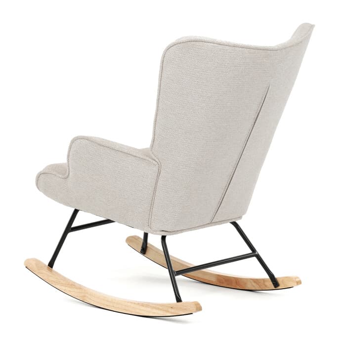 Houpací křeslo YAO – béžová, látka, ergonomický design Autronic - náhled 2