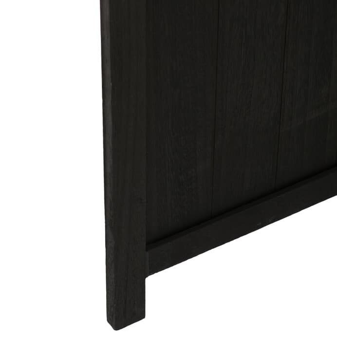 Elegance v prostoru: Černý dřevěný paraván LIVARO Autronic - náhled 3
