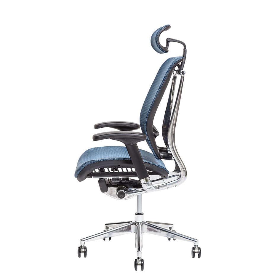 Kancelářská ergonomická židle LACERTA — více barev, nosnost 150 kg Antracit - náhled 4