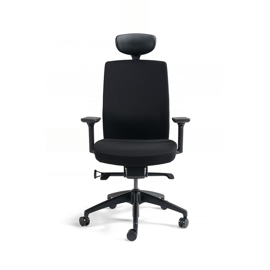 Kancelářská ergonomická židle BESTUHL J2 SP — více barev, s podhlavníkem Modrá 214 - náhled 5