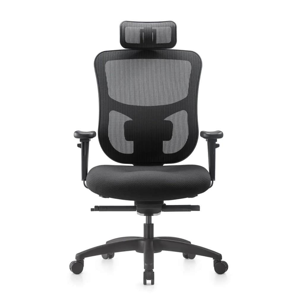 Kancelářská ergonomická židle NATUS Q24 – síťovaná, nosnost 180 kg, záruka 3 roky, více barev modrá - náhled 5