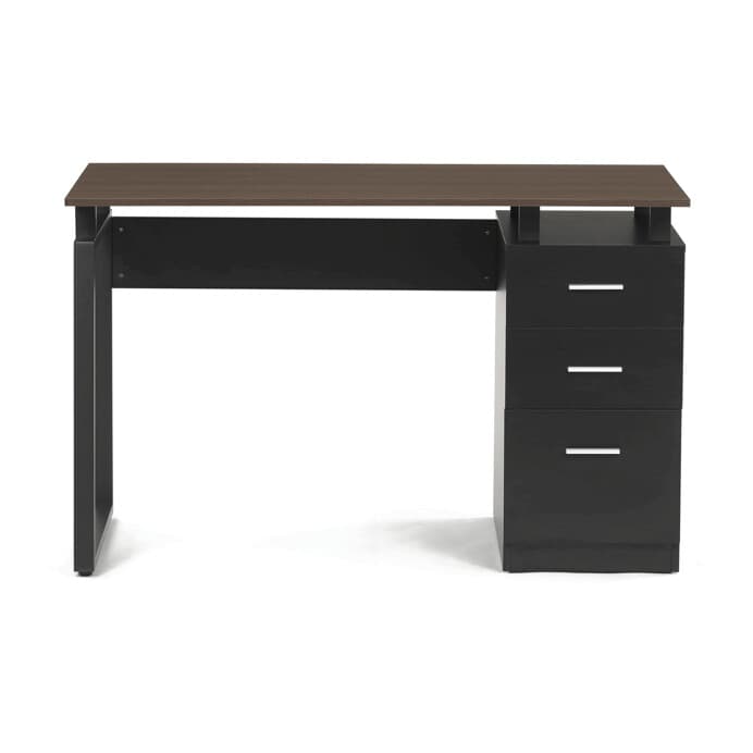 Stylový kancelářský stůl RENO 120x60cm s šuplíky – melamin, ořech Autronic - náhled 2