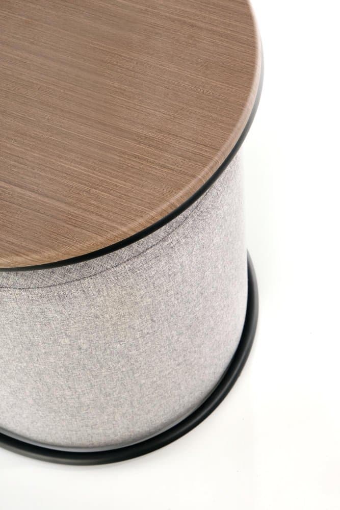 Konferenční stolek se sedacími boxy PAMPA — ořech, šedá Halmar - náhled 5
