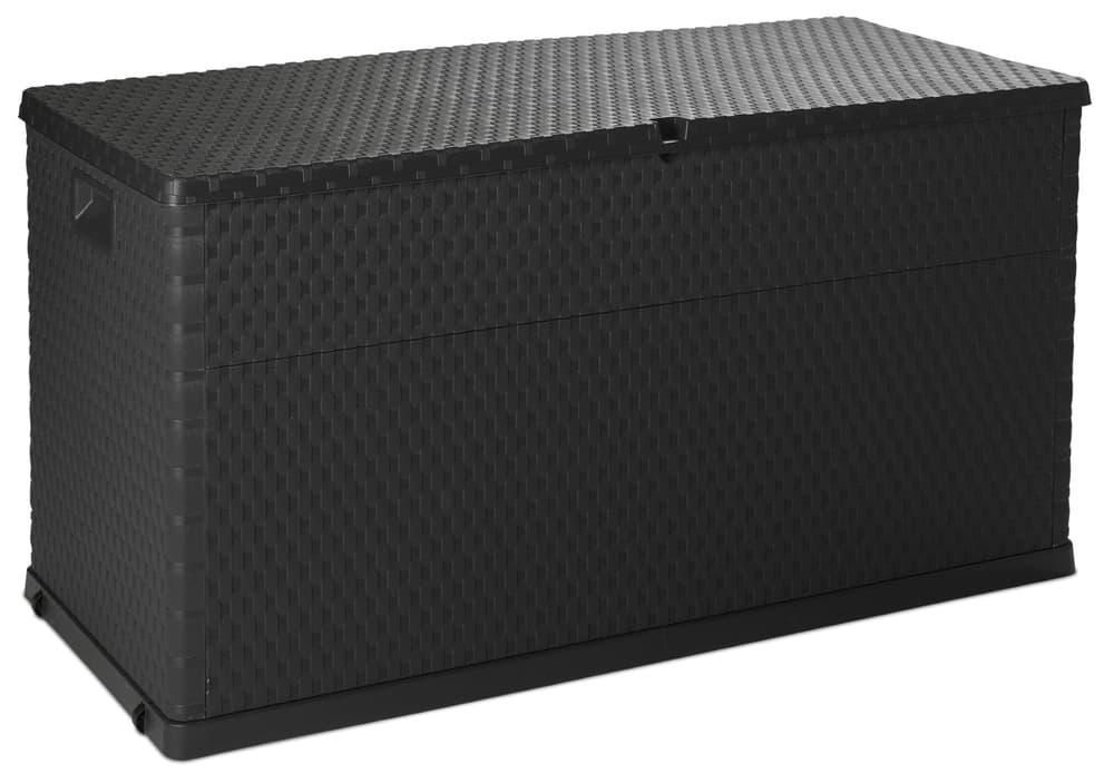 RATTAN zahradní plastový úložný box 420 L - grafit - náhled 3
