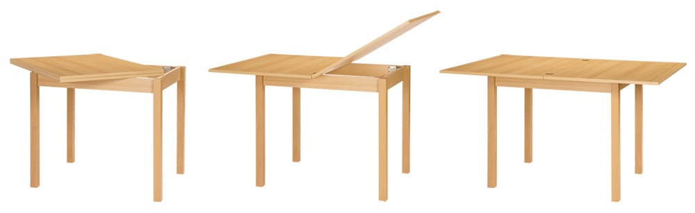 Jídelní stůl BINGO – skládací, rozměry 90x68 cm, různé barvy a odstíny Stima buk - náhled 3