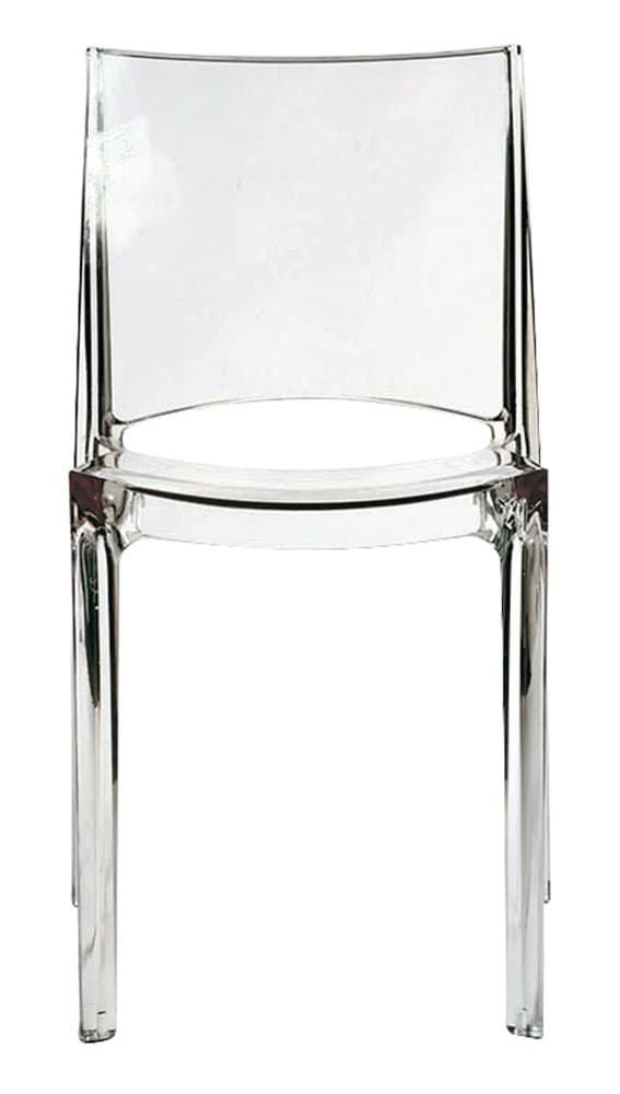 Jídelní stohovatelná židle B-SIDE – moderní design, více barev Stima polykarbonát transparente - náhled 3