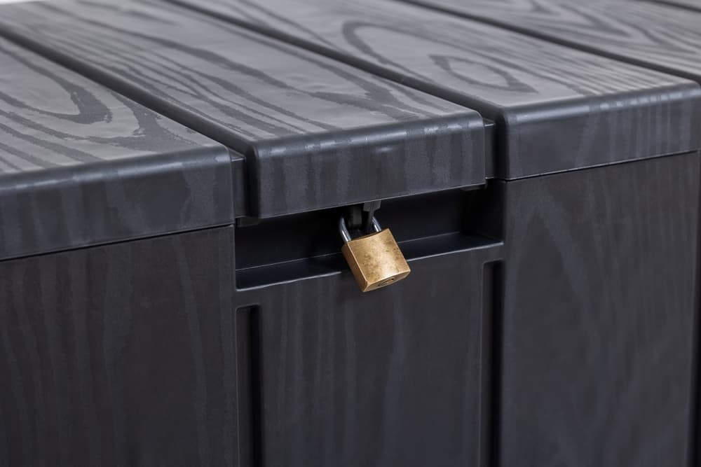 BRAVO zahradní plastový úložný box 270 L - grafit - náhled 3