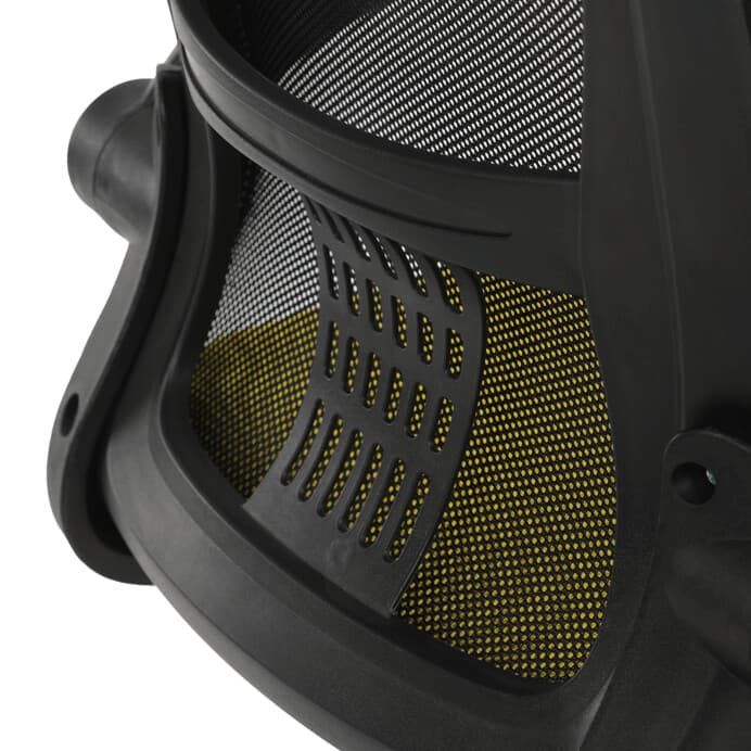 Dětská židle NINA – žlutá síťovina, houpací mechanismus Autronic - náhled 4
