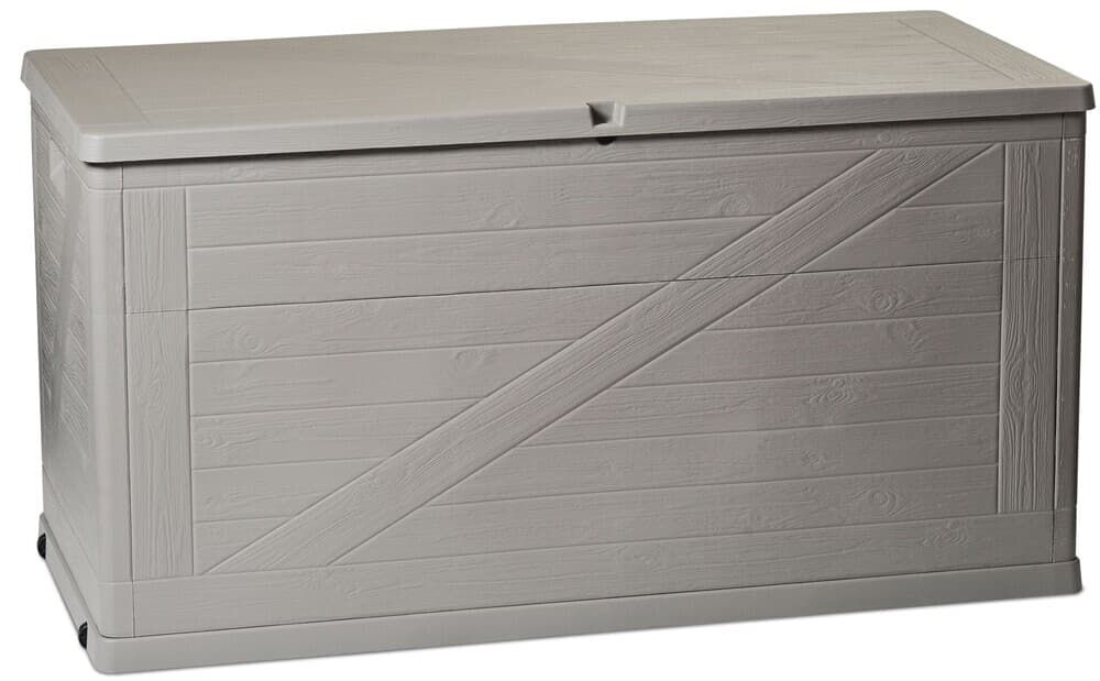 WOOD zahradní plastový úložný box 420 L - světle šedá - náhled 4