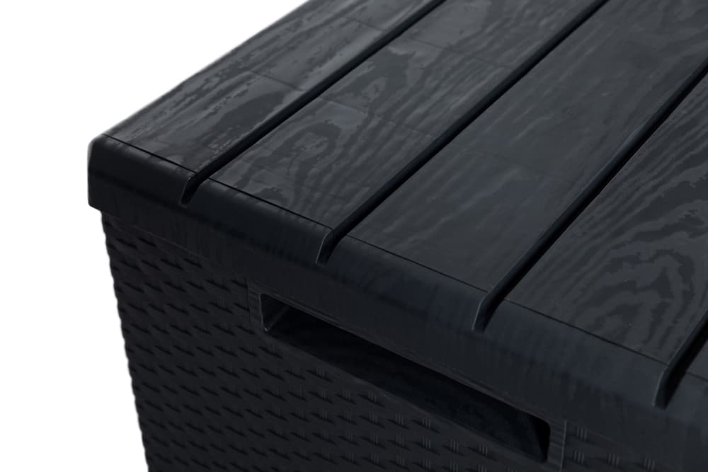 PORTOFINO zahradní plastový úložný box 340 L - grafit - náhled 2