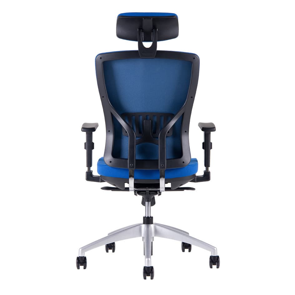 Kancelářská ergonomická židle HALIA SP – s podhlavníkem, více barev Modrá 2621 - náhled 5