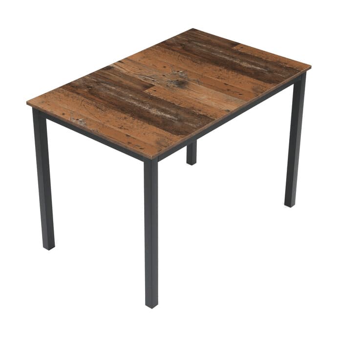 Jídelní stůl TOMSO – 110x70 cm, MDF old wood Autronic - náhled 3